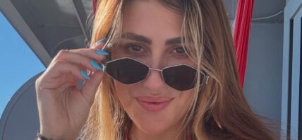 Emma Slater wearing sunglasses