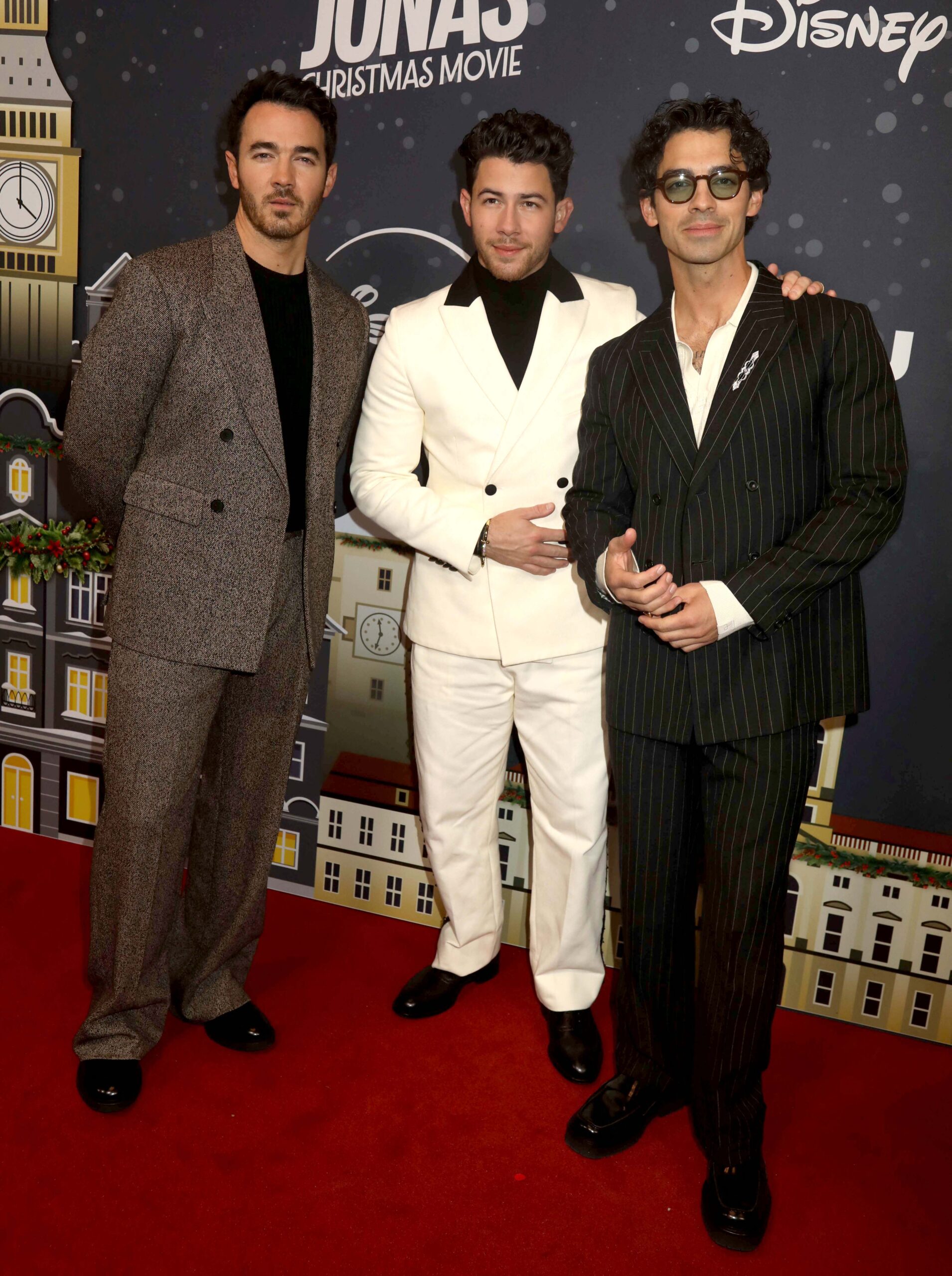 The Jonas Brothers at A Very Jonas Christmas Movie 