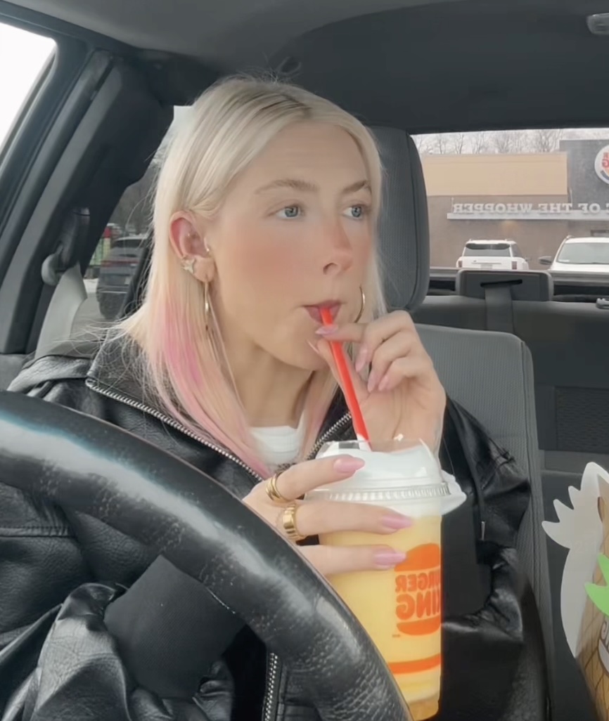 Kay Carlson tries Burger King slush