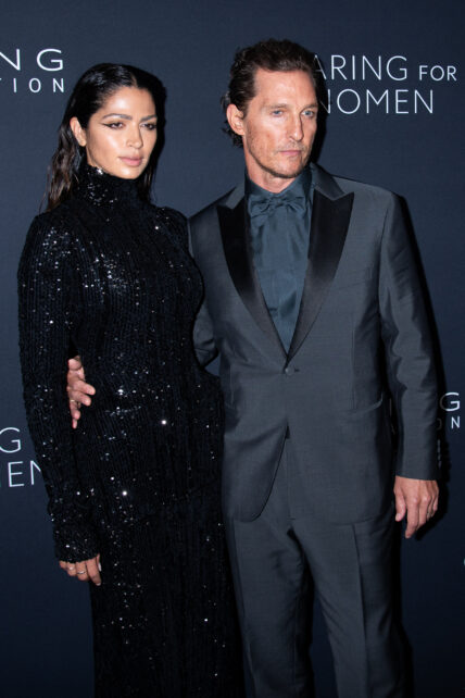 Matthew McConaughey and Camila McConaughey at Kering Foundation Caring for Women Dinner in NYC
