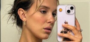 Millie Bobby Brown mirror selfie