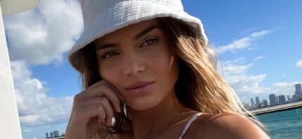 Morgan Ketzner wearing a bucket hat