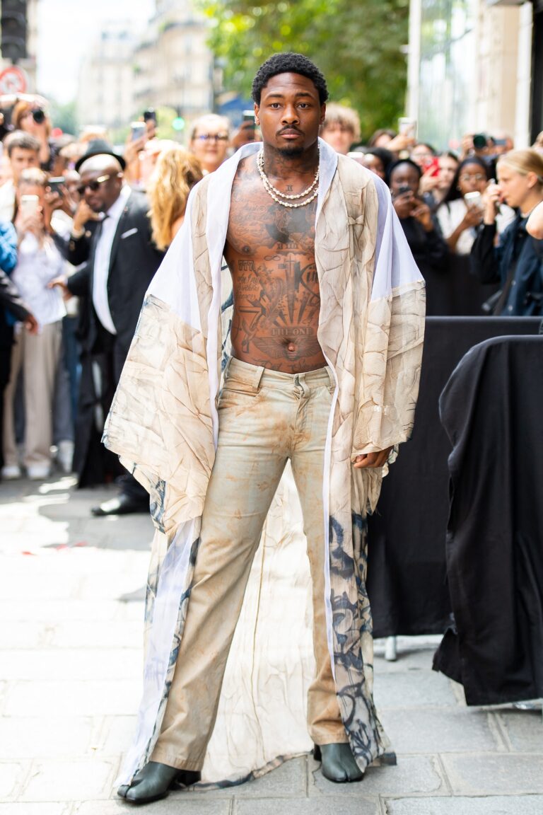 Stefon Diggs at Jean Paul Gaultier Haute couture Fall/Winter 2023/2024