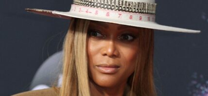 Tyra Banks wearing a hat