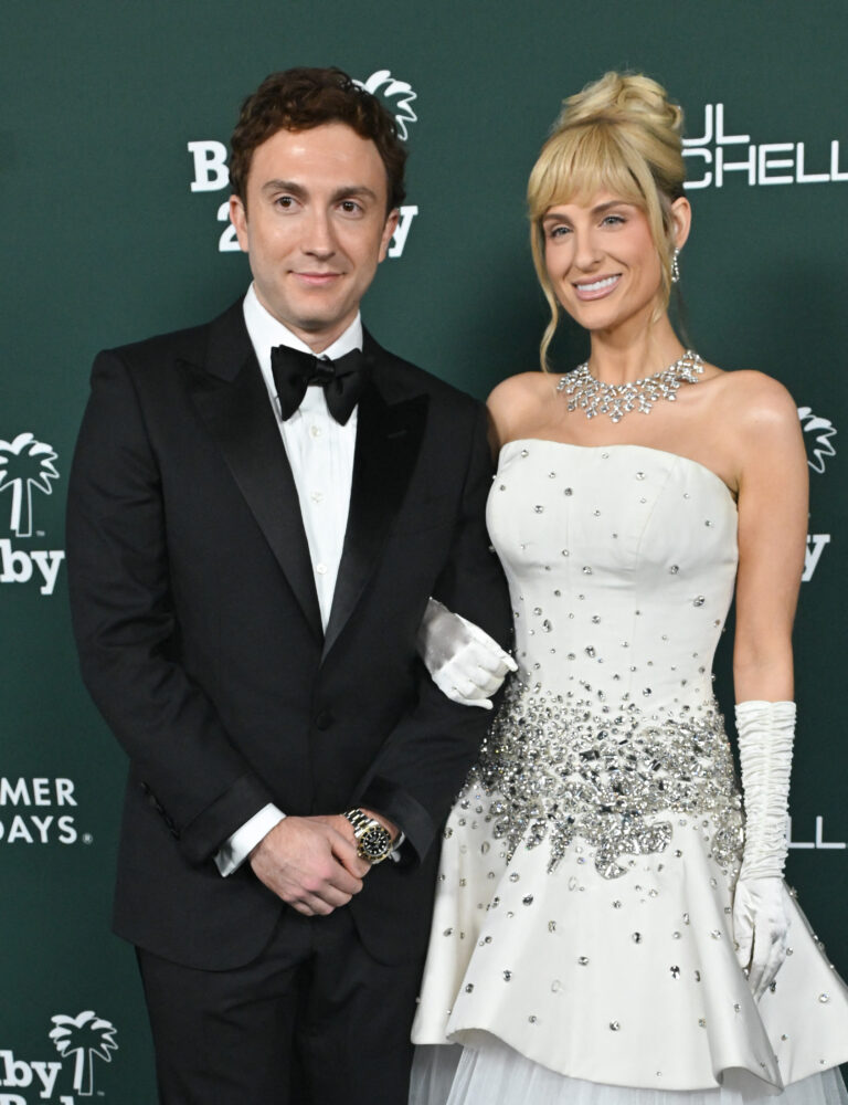 Daryl Sabara and Meghan Trainor at the 2025 Baby2Baby Gala