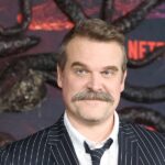 David Harbour on the red carpet