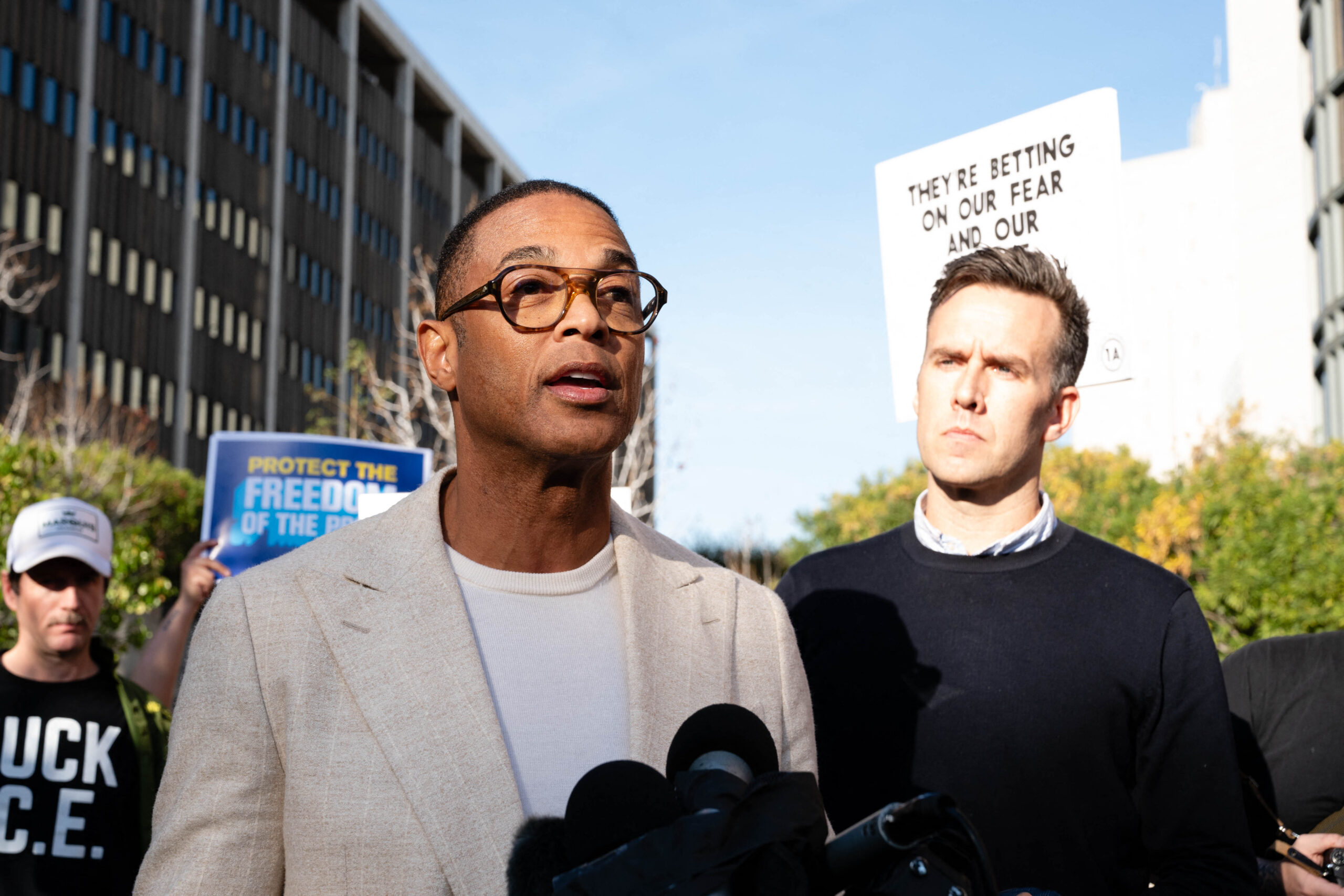 Don Lemon Holds Press Conference On His Arrest In LA