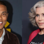 A photo collage of Don Lemon and Jane Fonda
