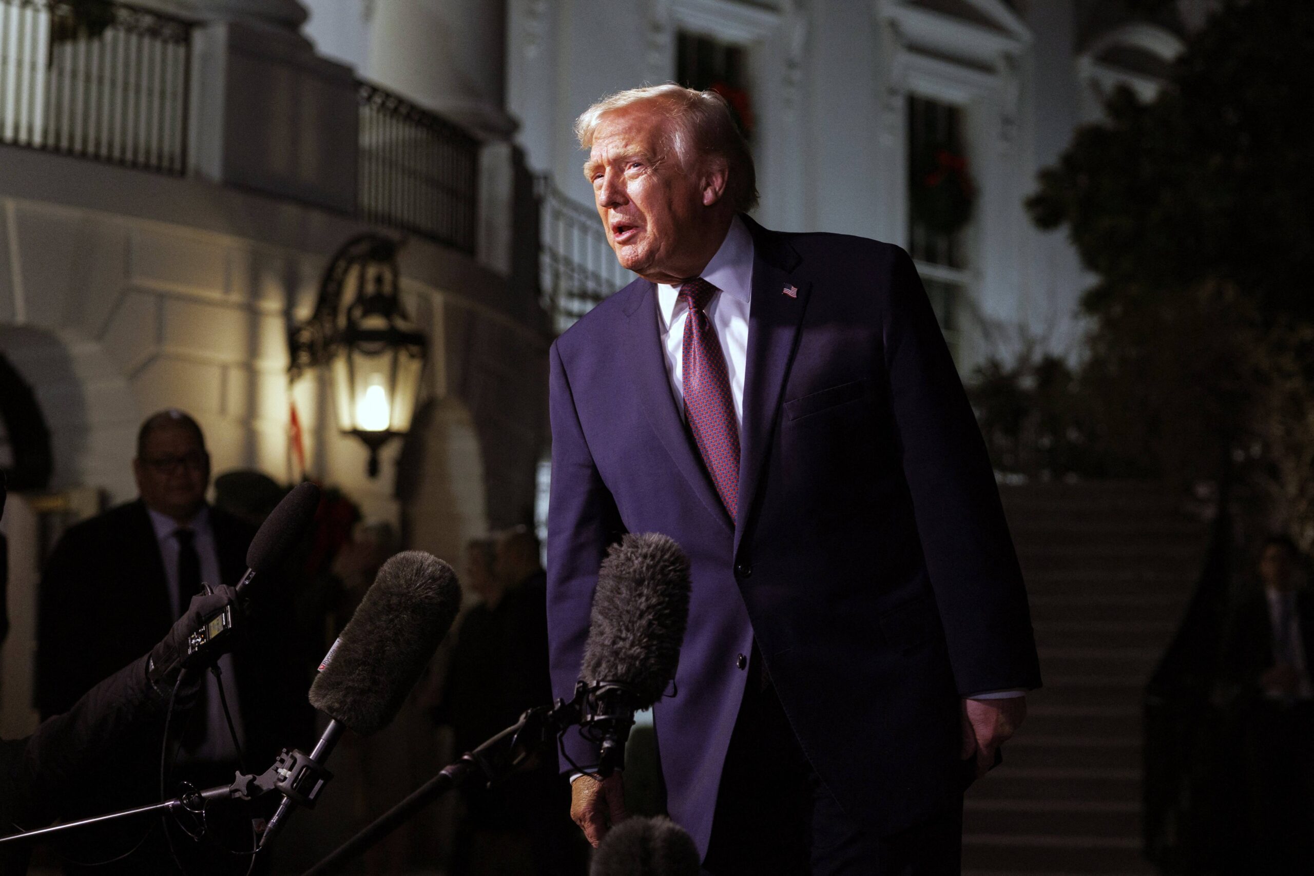 Donald Trump Departs for Mar-a-Lago