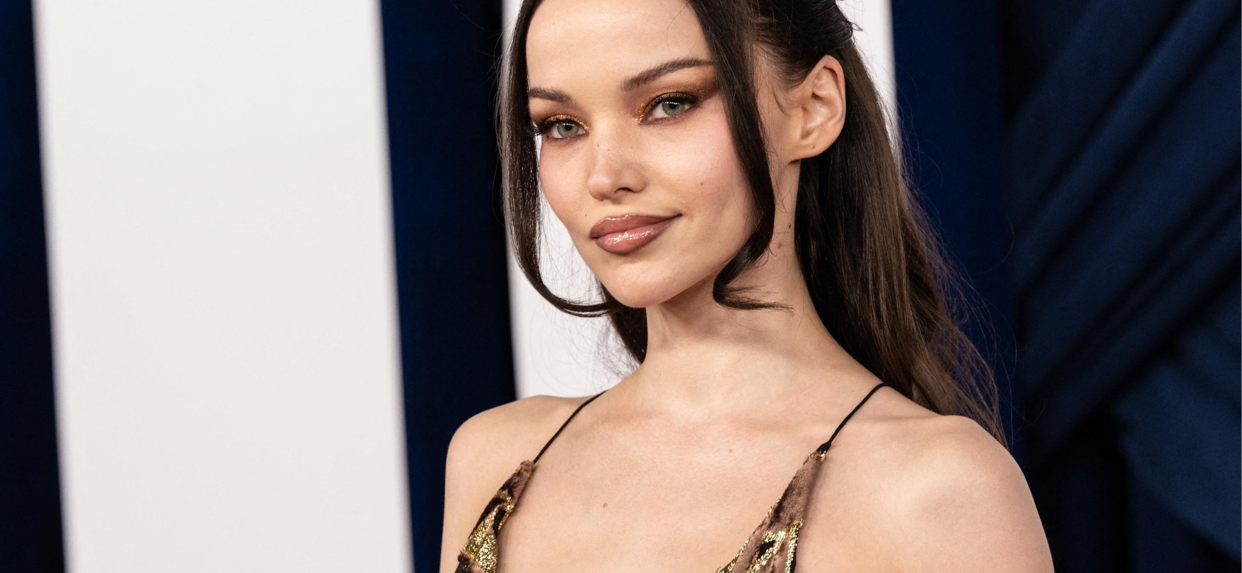 dove cameron gold dress Nadine Merabi Celina Gold Dress XS main image 0