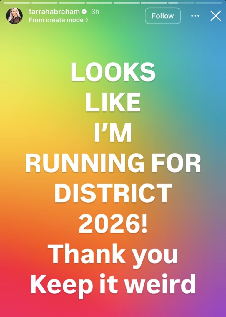 Farrah Abraham enters politics