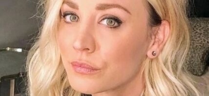 Kaley Cuoco close up