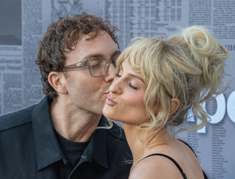 Meghan Trainor and Daryl Sabara at The Paper Red Carpet