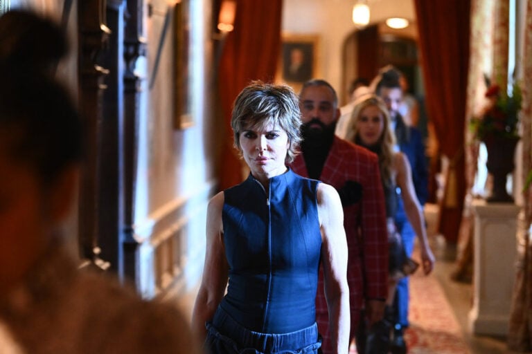 Lisa Rinna on "The Traitors."