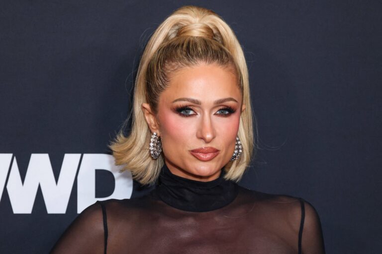 Paris Hilton at the 2026 WWD Style Awards, Golden Globes