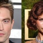 Collage of Robert Pattinson and Zendaya