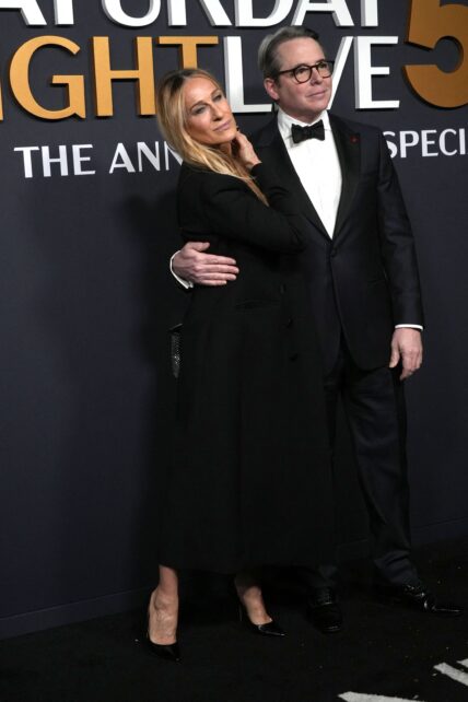 Sarah Jessica Parker and Matthew Broderick at SNL 50: The Red Carpet -New York City....