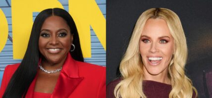 A photo collage of Sherri Shepherd, Jenny McCarthy,