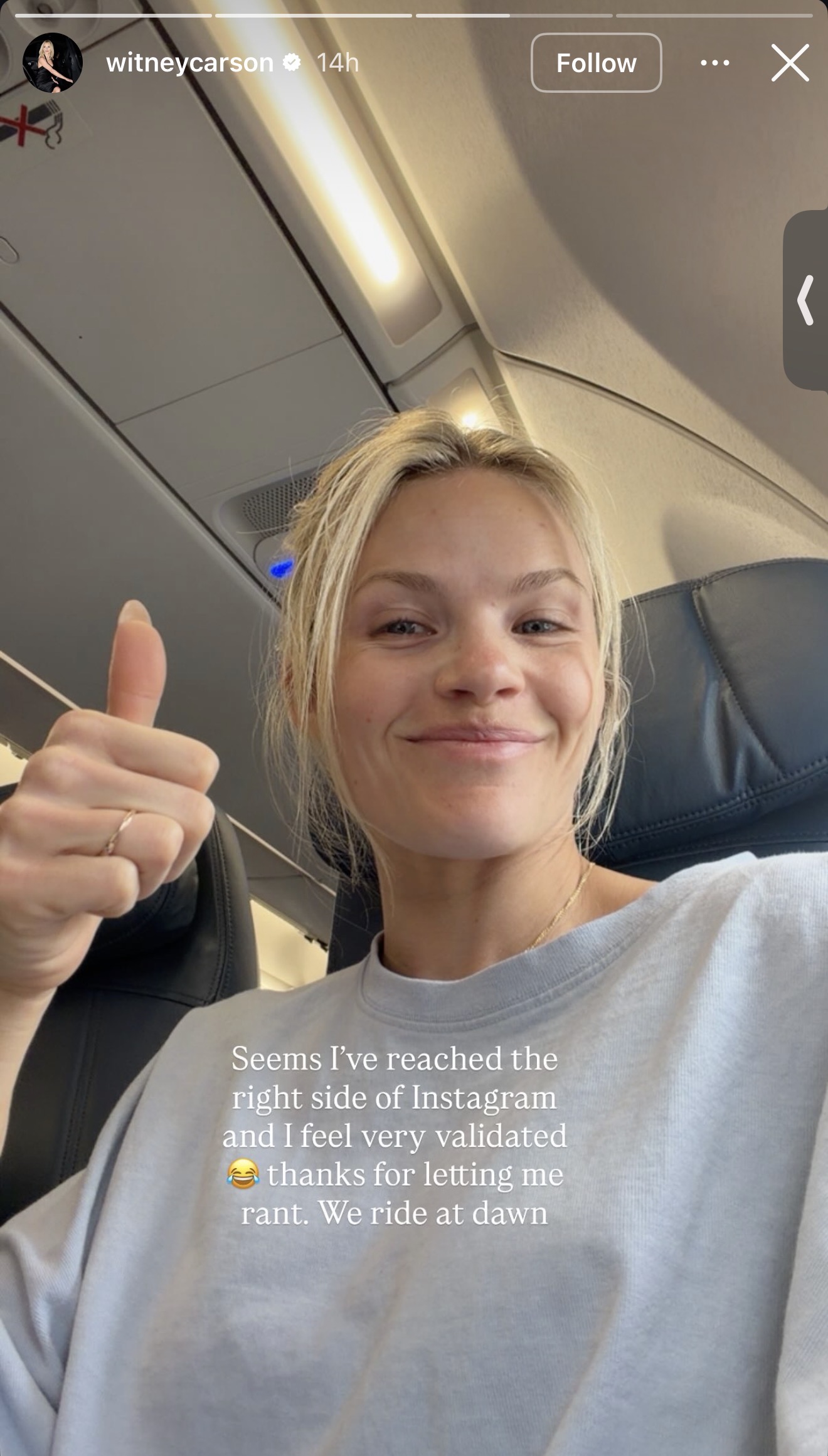 Witney Carson continues her rant about her son getting shamed on 13-hour flight