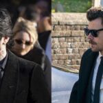 A photo collage of Zayn Malik Harry Styles