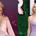 Paris Hilton and Lindsay Lohan posing