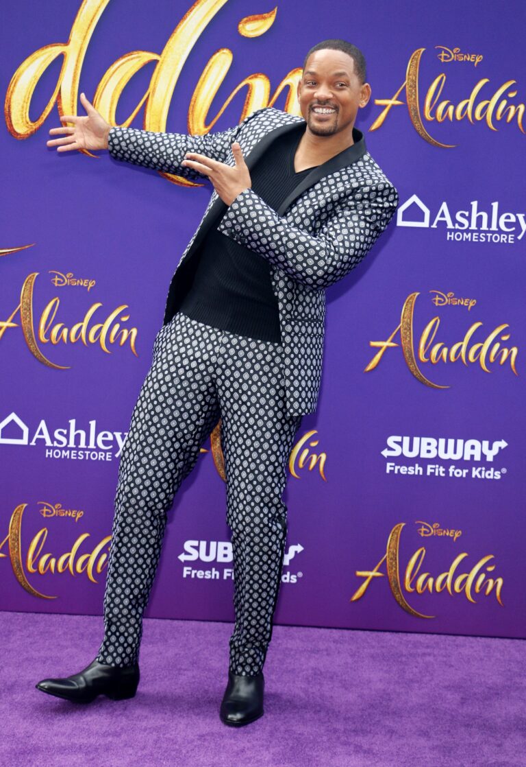 Will Smith at Los Angeles premiere of 'Aladdin'