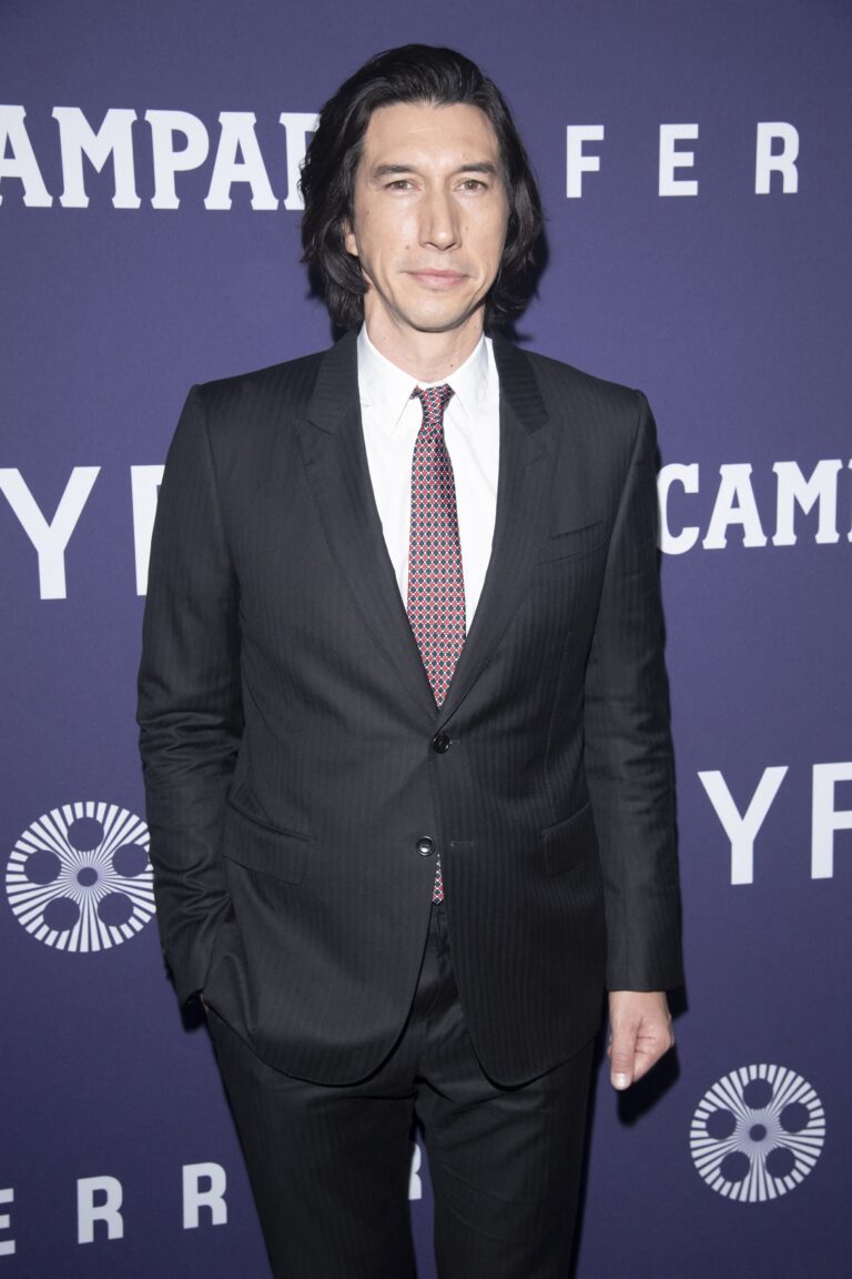 Adam Driver attends the red carpet for Ferrari