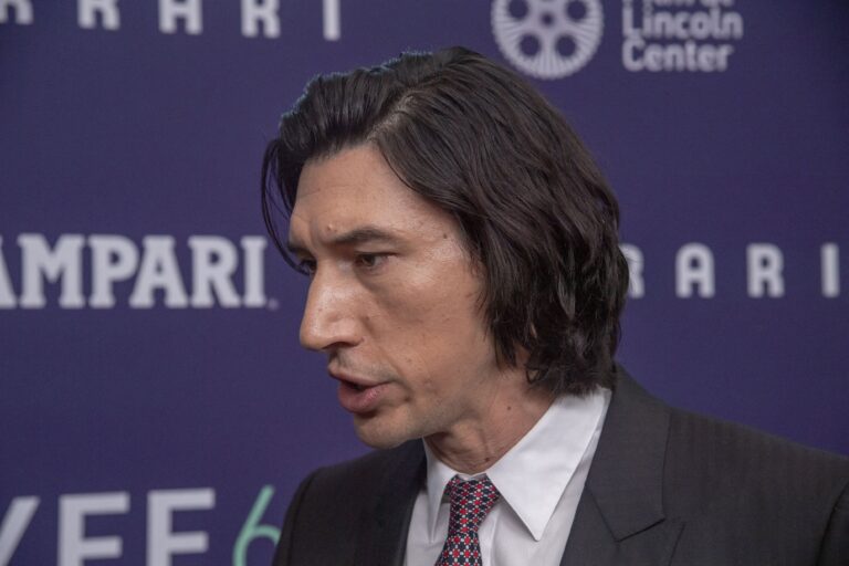 Adam Driver attends the red carpet for Ferrari