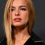 Addison Rae in black