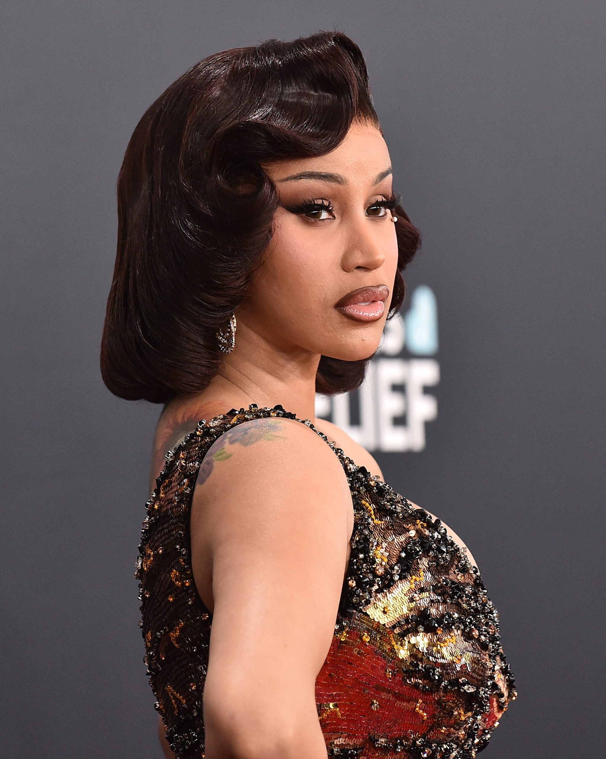 Cardi B at the 67th Annual Grammy Awards
