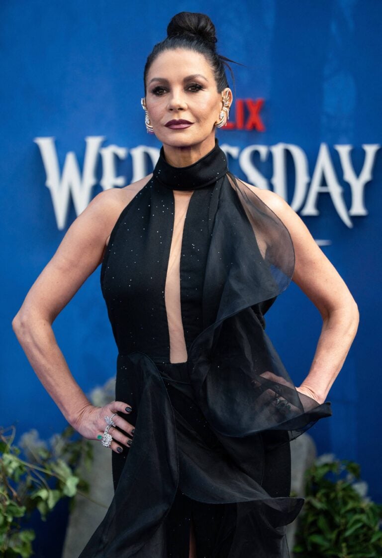 Catherine Zeta-Jones attends Wednesday Season 2 Part 1 Global Premiere In London, UK