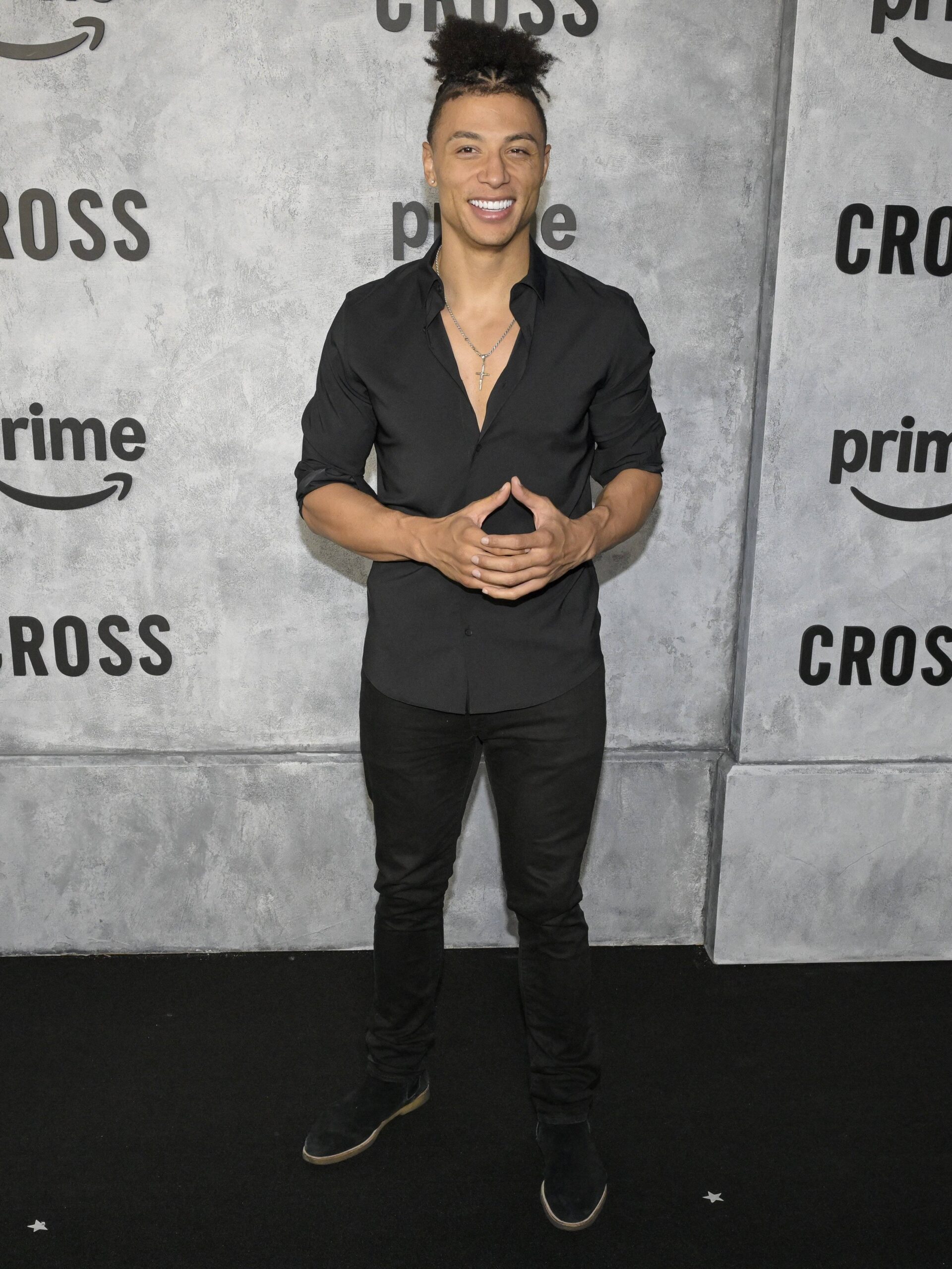 Chase DeMoor at ''Cross'' Red Carpet Premiere Event