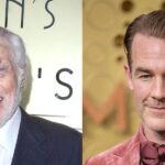 A photo collage of Dick Van Dyke James van der Beek