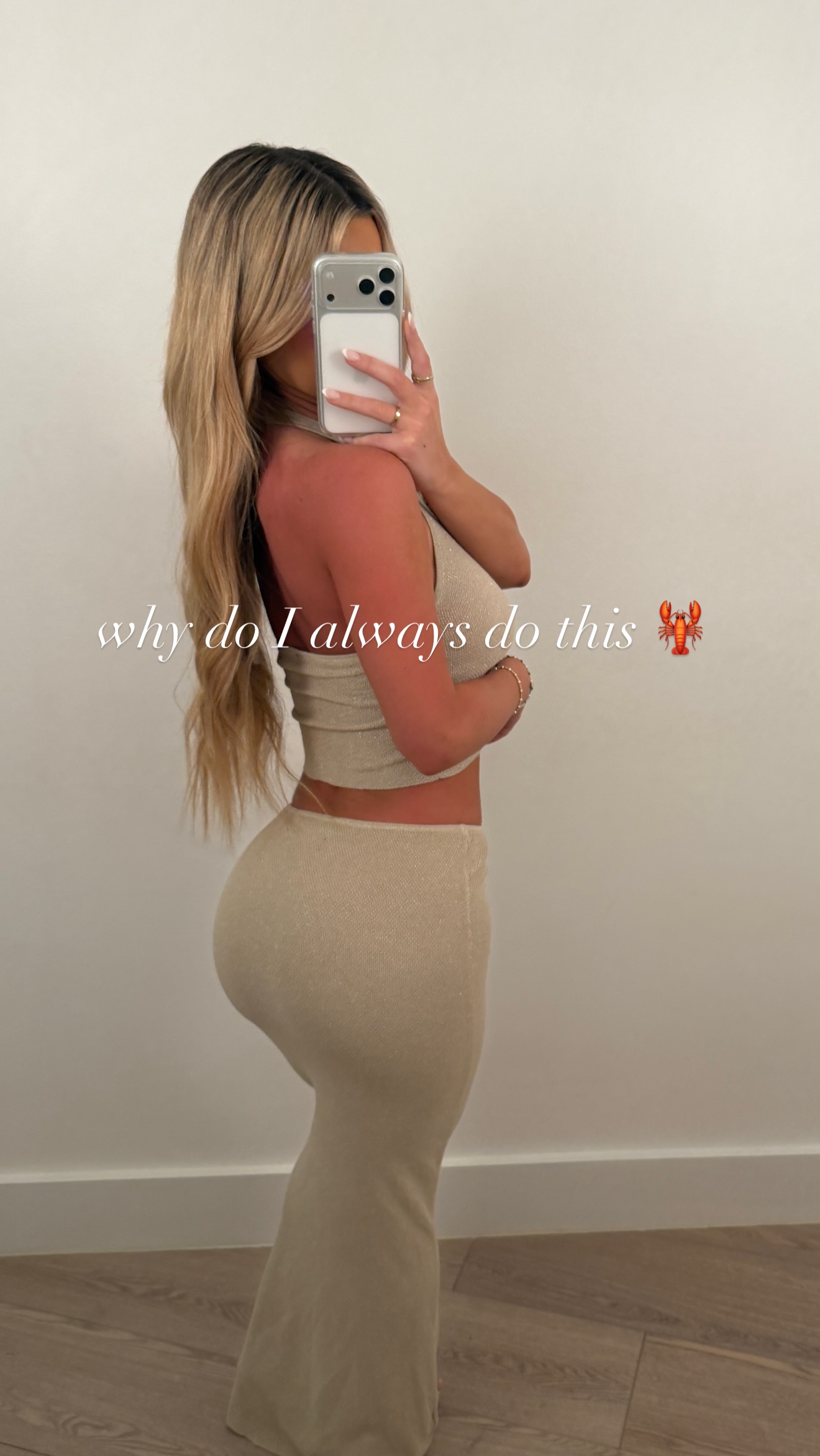 Emily Elizabeth shows off her sunburn