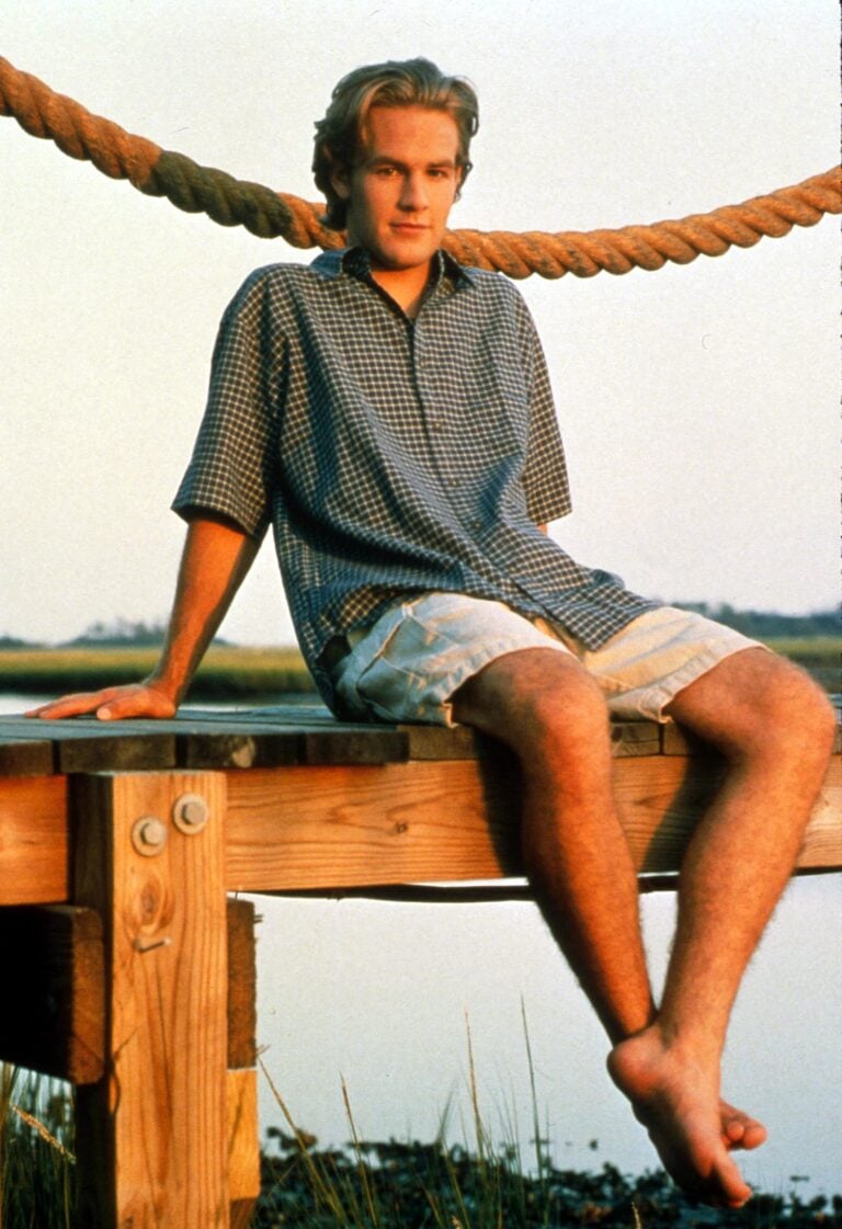 James Van Der Beek on "Dawson's Creek"