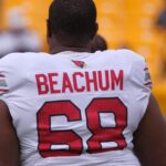 Kelvin Beachum on the NFL field