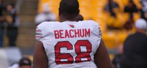 Kelvin Beachum on the NFL field