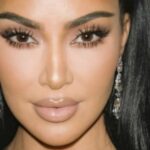 Kim Kardashian close up