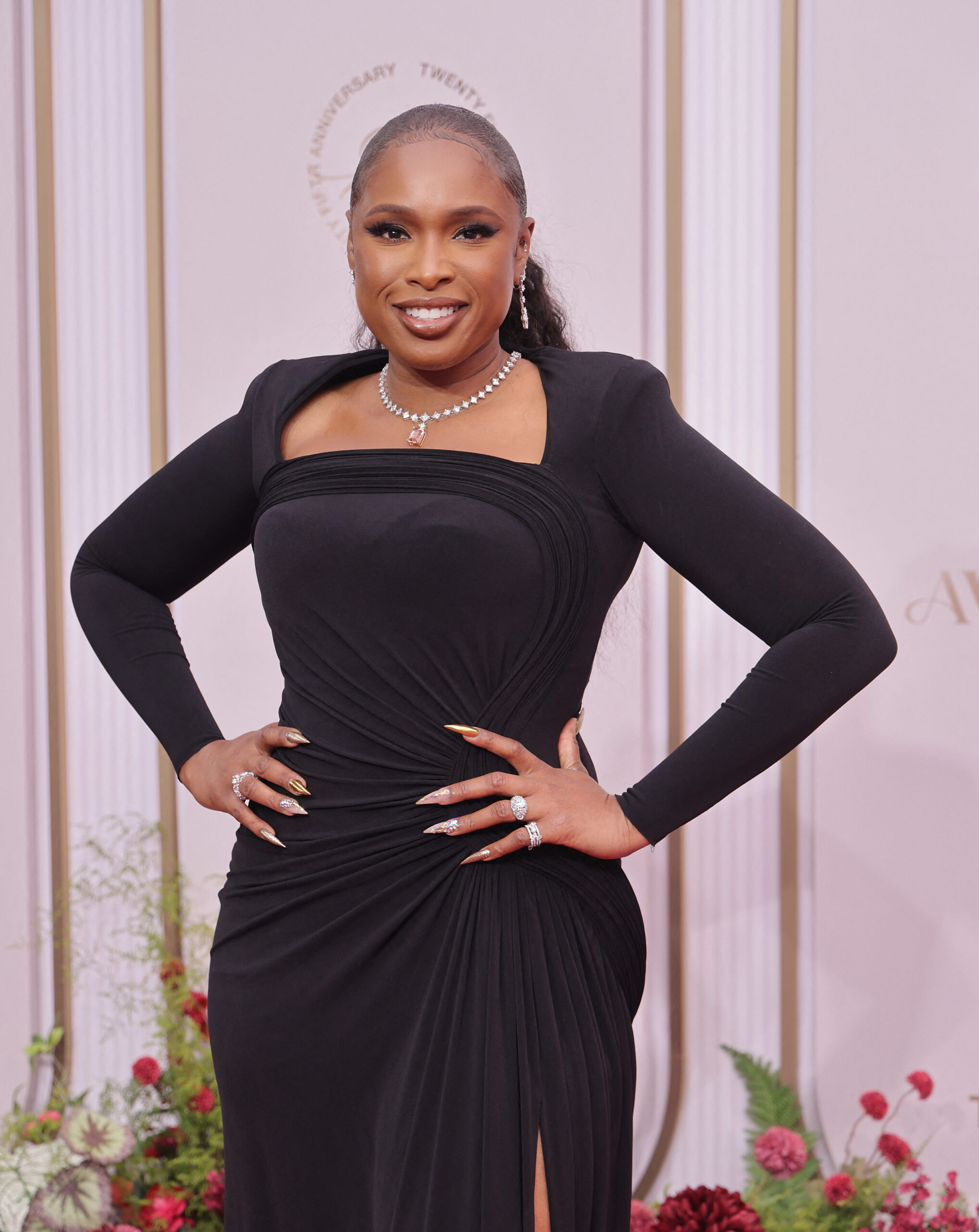 Jennifer Hudson on the red carpet.