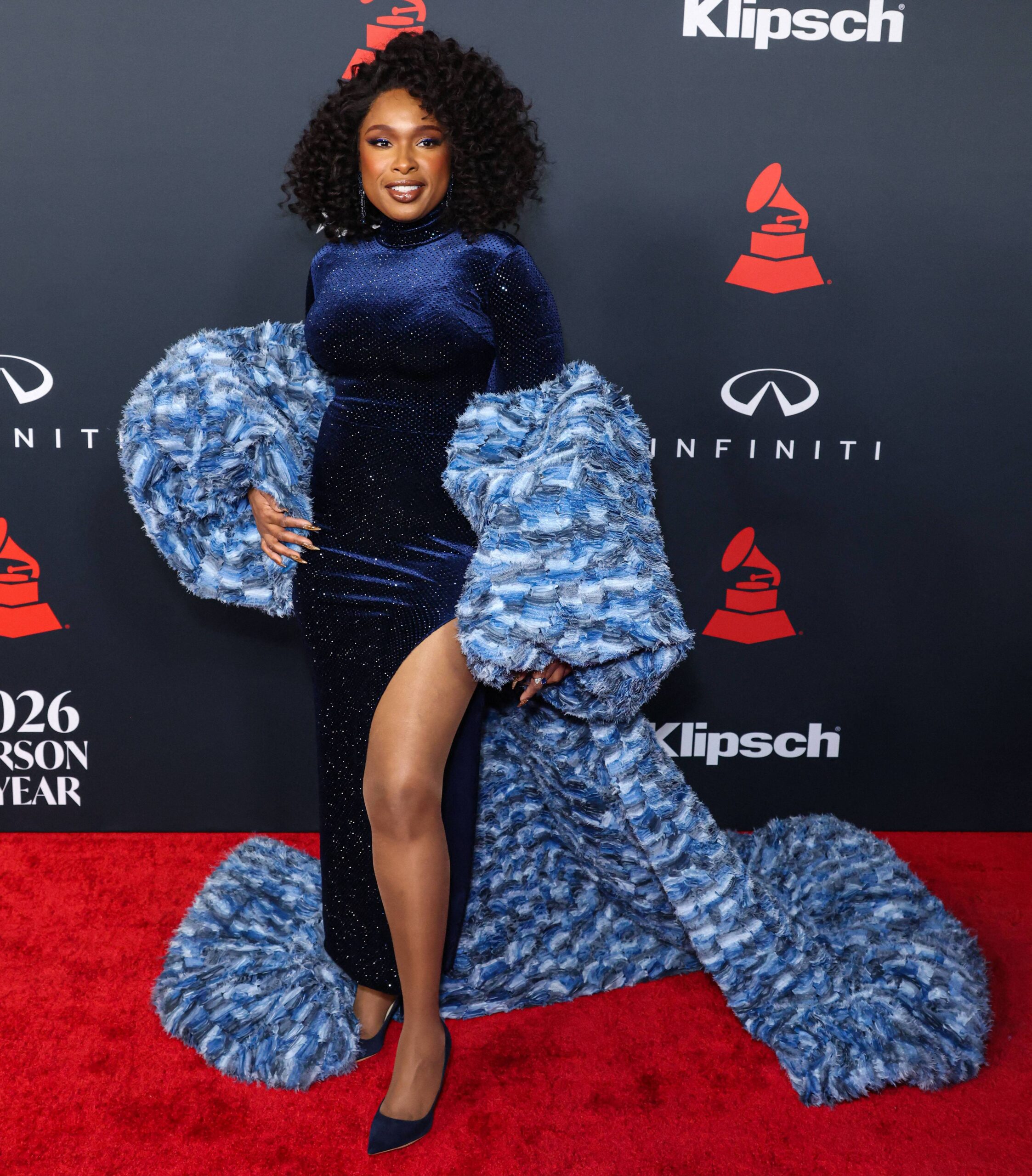 Jennifer Hudson on the red carpet.