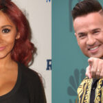 A photo collage of Nicole Polizzi and Mike Sorrentino