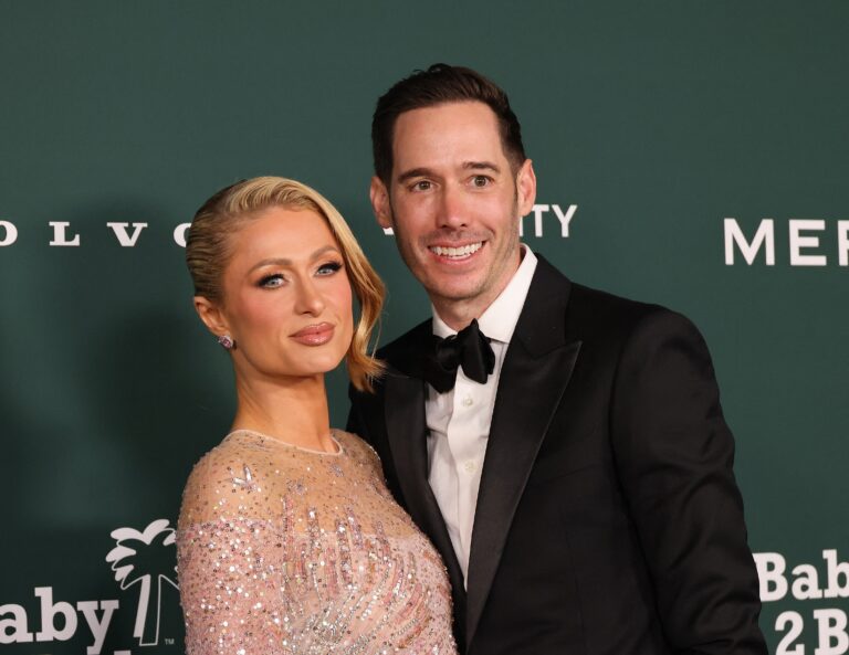 Paris Hilton and Carter Reum at the 2024 Baby2Baby Gala