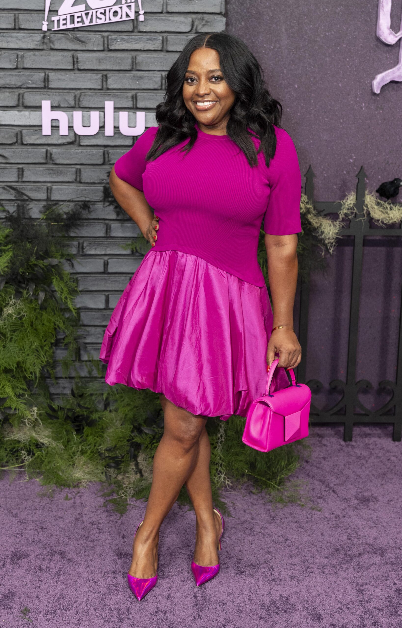 Wearing pink 