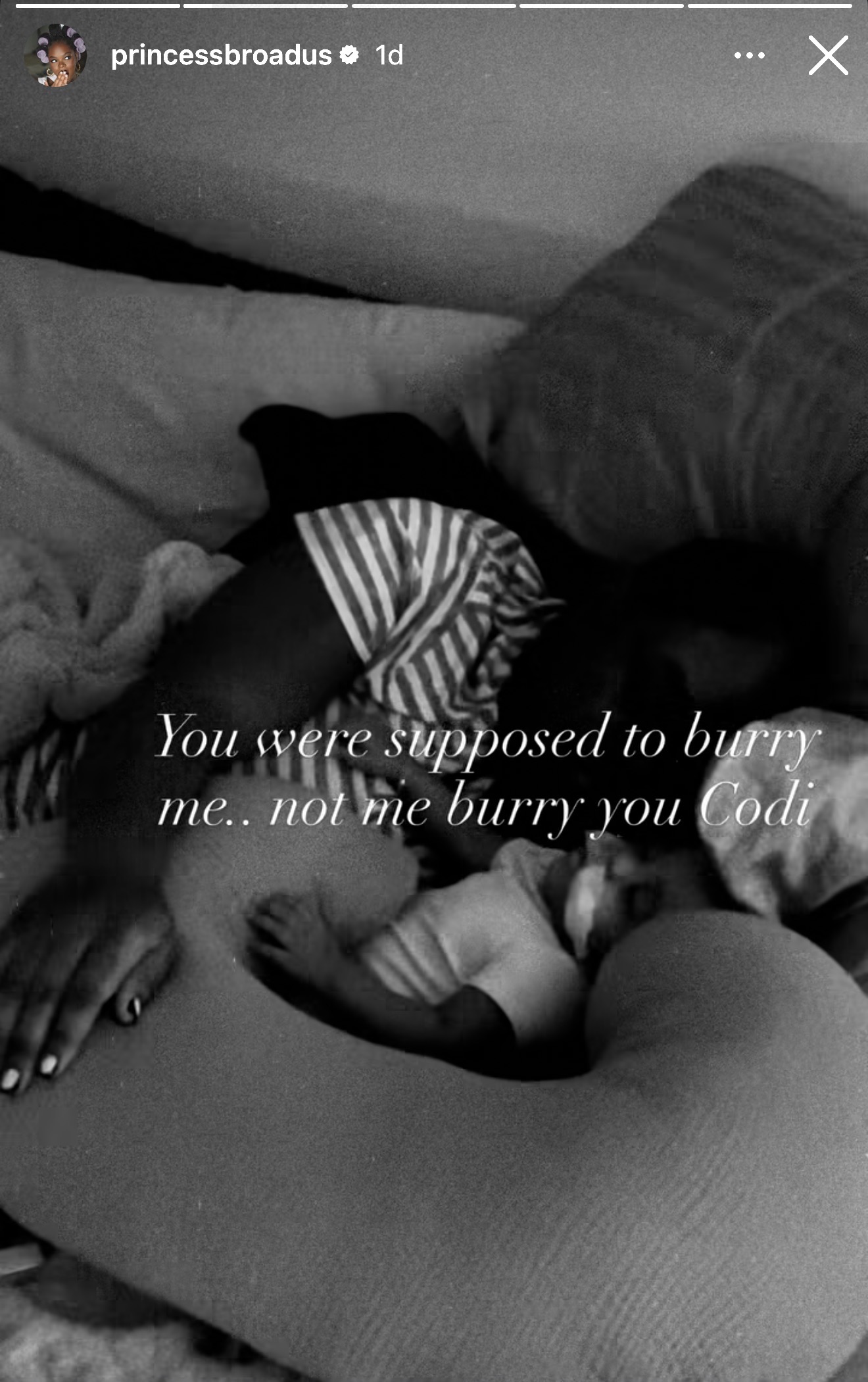 Snoop Dogg's daughter, Cori Broadus, mourns her baby's death