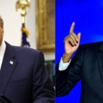 Side-by-side photos Donald Trump and Barack Obama