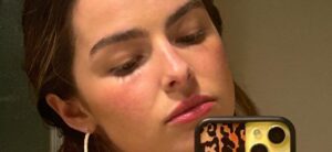 Addison Rae takes mirror selfie