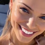 Deanna Ritter selfie by the pool