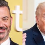 Jimmy Kimmel (left) Donald Trump (right)