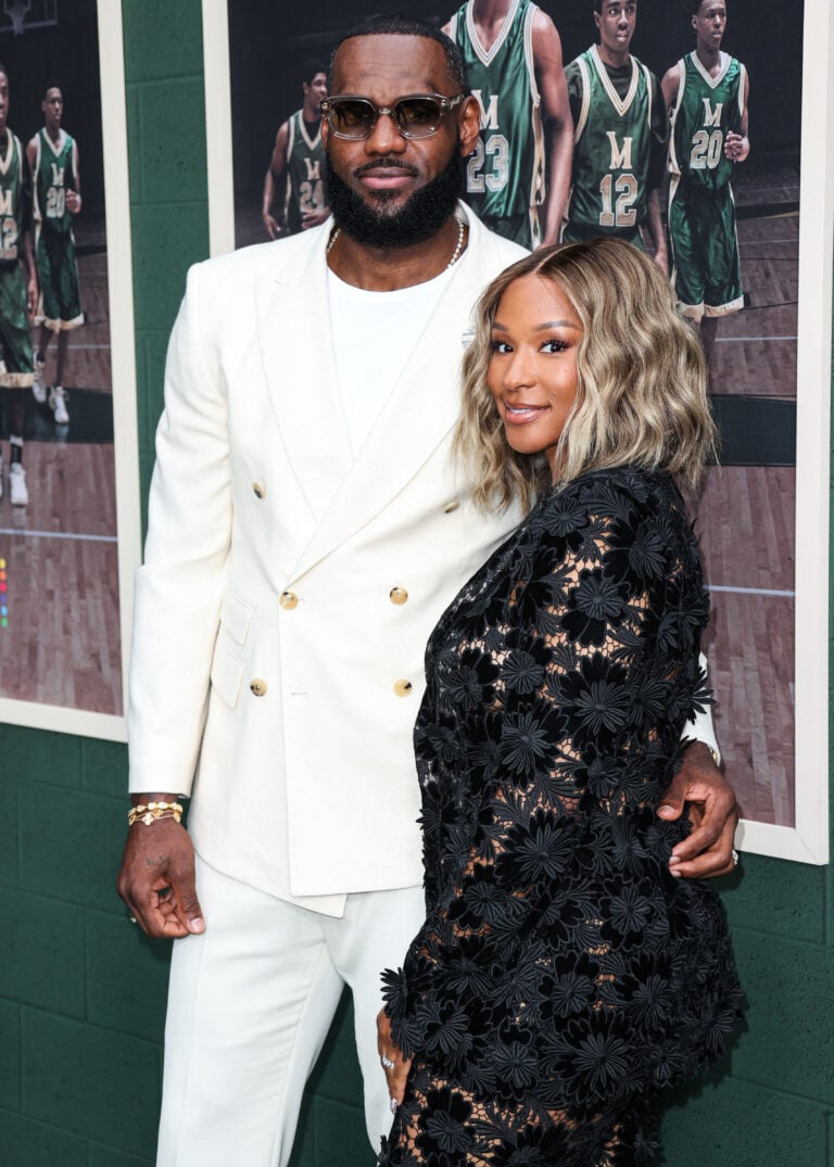 LeBron James and wife Savannah.