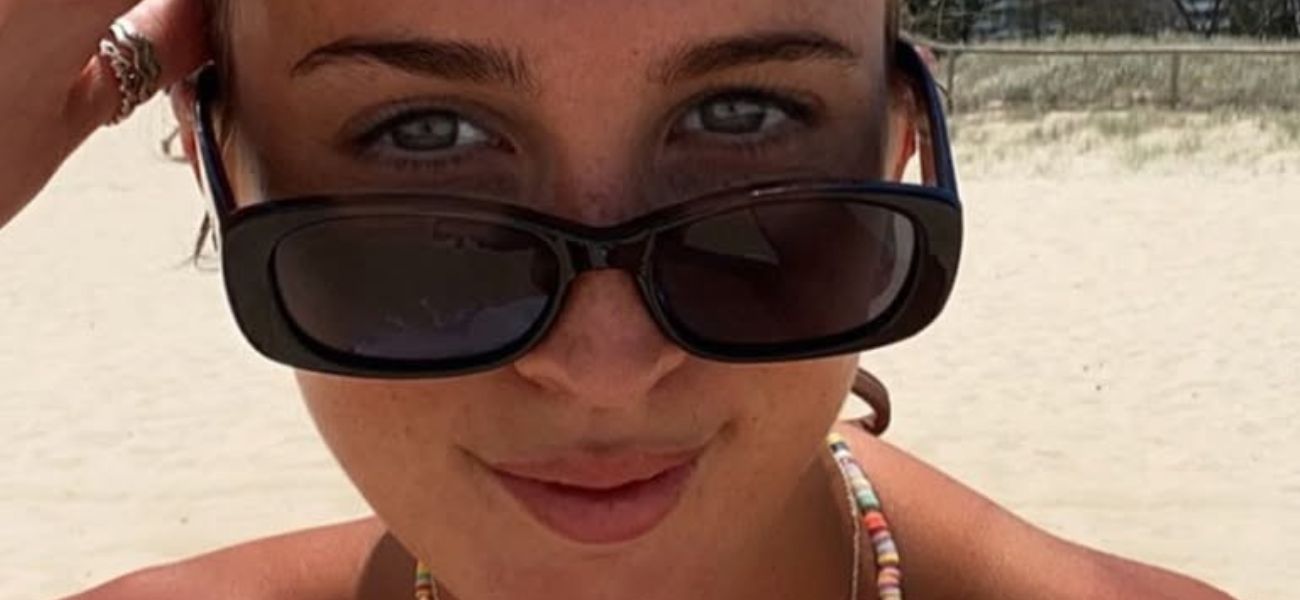Maddison Coates In Bikini Proves She Is A 'Professional Beach Lounger'